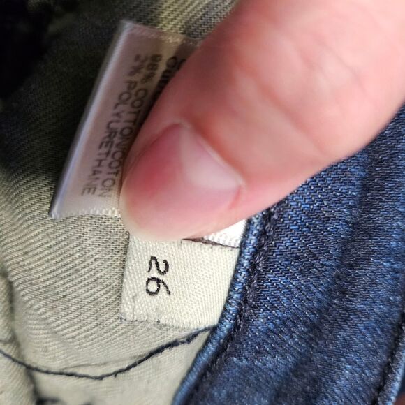 rag & bone Womens Designer Denim Skinny Dark Wash Olive Harrow Jeans Size 26 - Picture 7 of 13